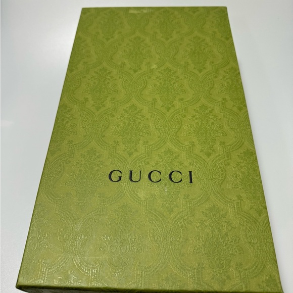 Gucci Web Brixton Leather Loafers Black Men’s Size GG 10/US 11 - Picture 8 of 9